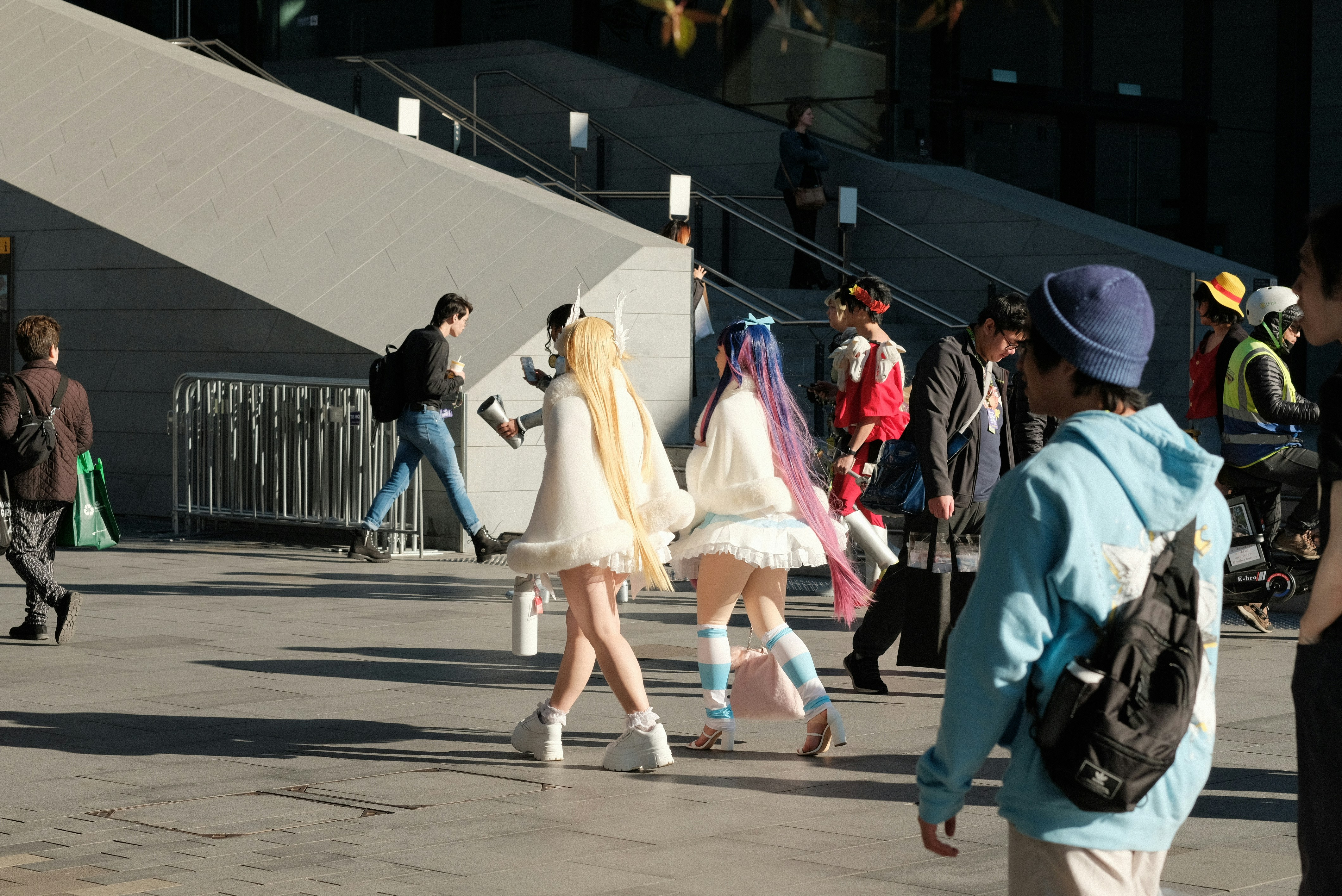 Cosplayers at convention